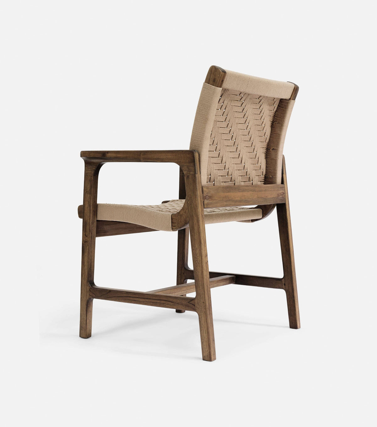 Coffee Teak / Khaki Basket cord