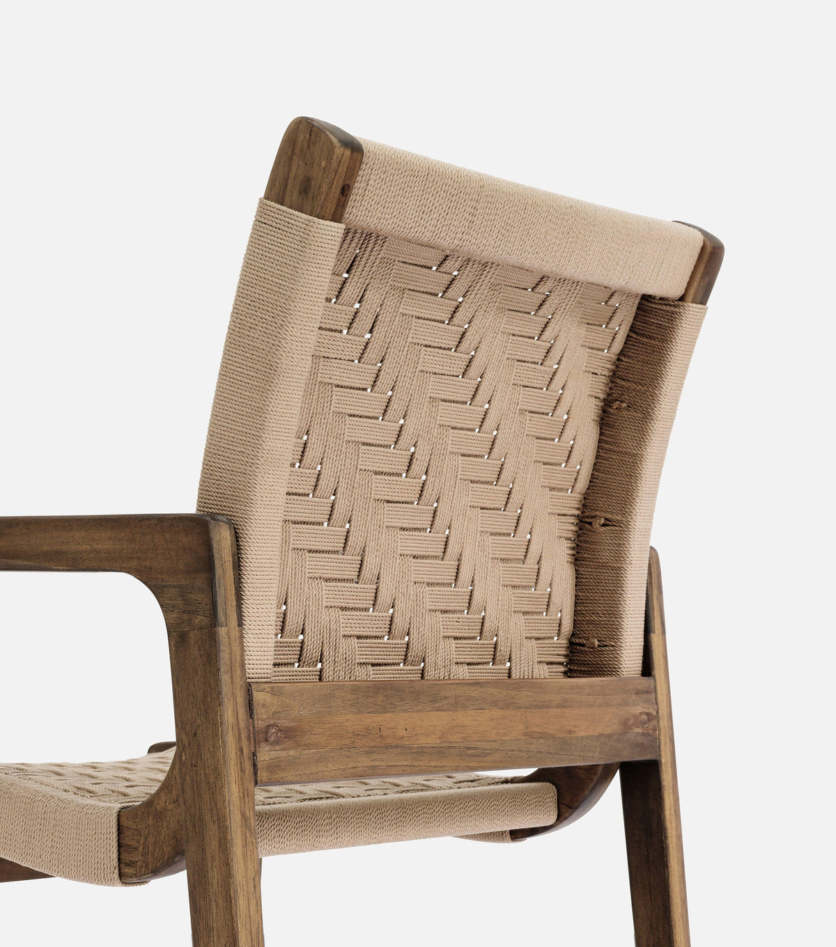 Coffee Teak / Khaki Basket cord