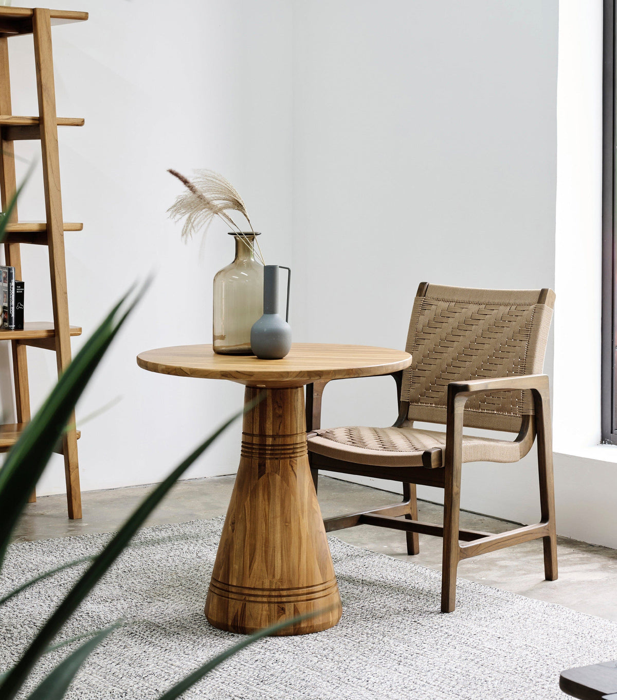 Coffee Teak / Khaki Basket cord